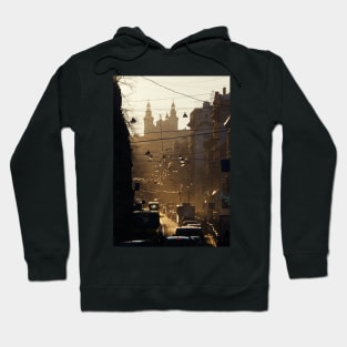 Evening over Lviv's street Hoodie